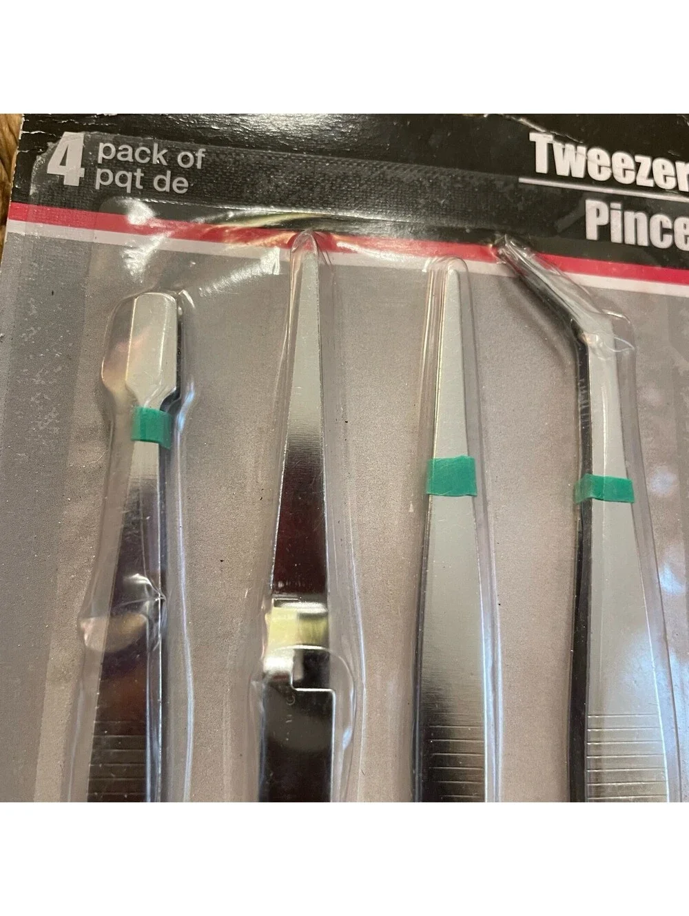 ✅4 Piece Stainless Steel Precision Tweezer Set Hobby Craft Jewelry Tool #️⃣0967